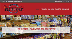 Desktop Screenshot of parkpetsupply.com